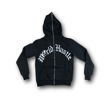 Load image into Gallery viewer, Curved Logo Full Zip Hoodie
