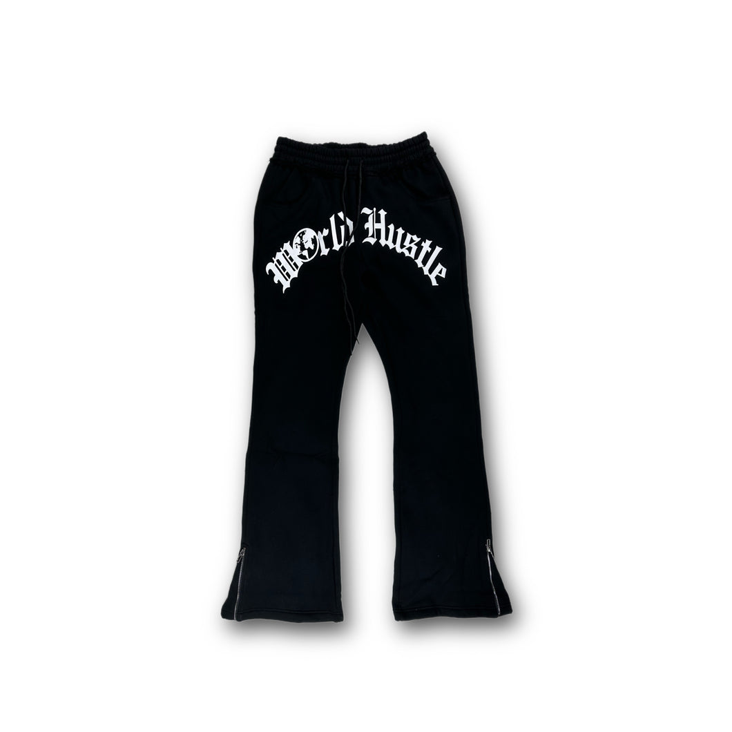 Curved Logo Flare Sweatpants